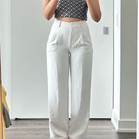 white effortless pants aritzia - Picture 1 of 4